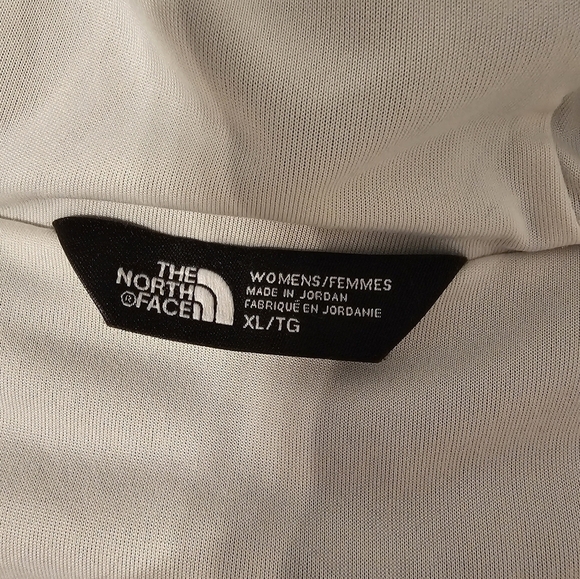 THE NORTH FACE Furlander Woman's Green/Grey Faux Fur Hooded Vest Size XL - Picture 5 of 5